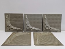 Lego Classic Space Mondplatte Kraterplatte 3D Platte grau B-WARE