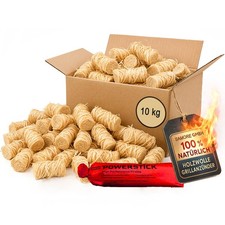 10 KG Anzünder Öko Anzündwolle Holzwolle Kaminanzünder Holzanzünder Bioanzünder