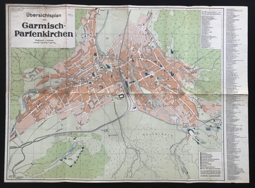 Stadtplan von garmisch - stadtplan,