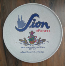 Brauerei-Wandteller "Sion Kölsch seit 1511" Köln 33cm Porzellan orig. Vintage