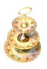 Porzellan Etagere- 3 Stöckig