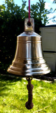 Alte Messing-Glocke maritim