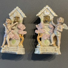 Alte Porzellanfiguren  - Engel Im Glockenturm