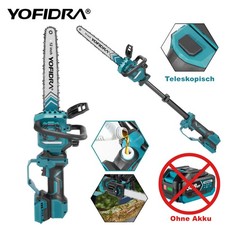 2In1 12'' Teleskopisch Kettensäge Astsäge Mit Automatischer Öler Für Makita Akku