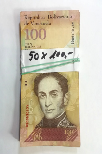 Banknoten venezuela x 100 - 50,