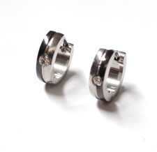 Edelstahl Creolen Schnapp