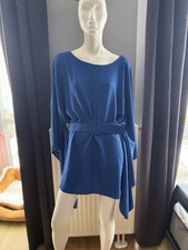 Schöne Damen Kleid Blau Gr