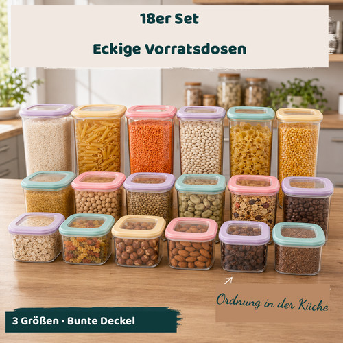 Teilig vorratsdosen set mit - vorratsdosen,