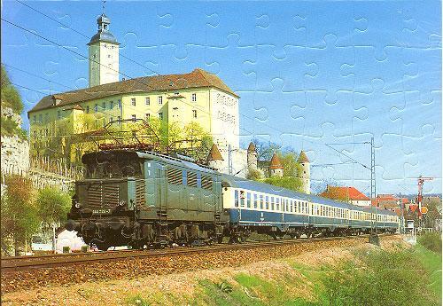 Eisenbahn kinder puzzle - eisenbahn, ·