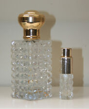Vintage - Parfümzerstäuber aus Glas - nachfüllbar - aus den 70/80ern - 2 Stück