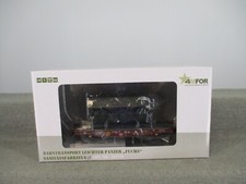 Märklin 4MFOR Spur H0 48728 Bahntransport Panzer Fuchs Sanitätsfahrzeug in OVP