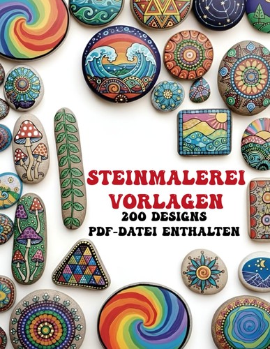 Steinmalerei vorlagen 200 - steinmalerei,