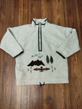 Vintage Magic Venture Fleece Jacket 90s  Polar Beige Size M Retro Outdoor White