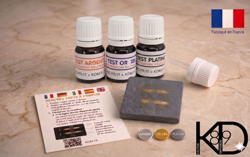 Kit test gold säure - kit, 18k