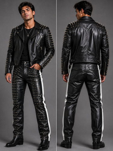 Men black genuine - men's,