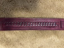 Tragegurt rot Leder  Freds