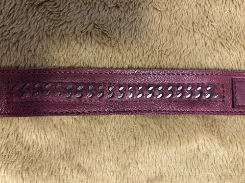 Tragegurt rot leder freds - leder,