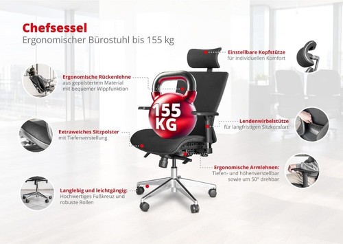 Ergonomischer bürostuhl - ergonomischer,
