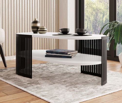 Couchtisch oval purtino - couchtisch,
