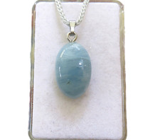 Aquamarin Cabochon Anhänger
