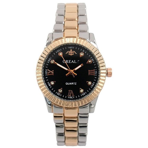 Quarzuhr mit metallarmband - quarzuhr,