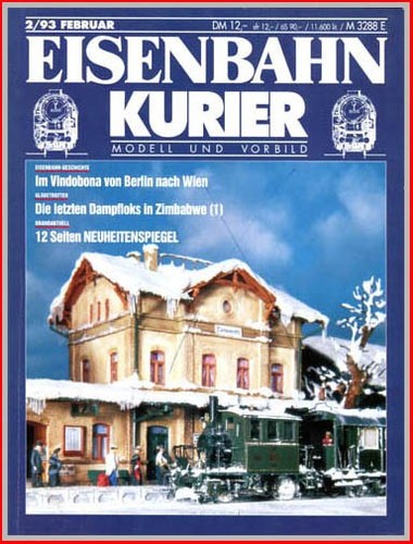 Eisenbahn kurier ausgabe - eisenbahn,