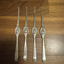 4 x Hummergabeln von Wilkens 800er Silber Deuschland