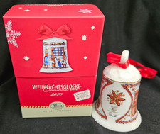 Hutschenreuther Weihnachtsglocke Glocke 2020 Jahresglocke Weihnachtsbäckerei