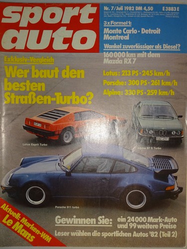 Sport auto heft 82 1982 - 1982,