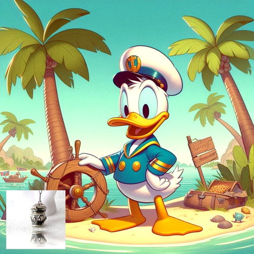 Captain donald duck - captain,
