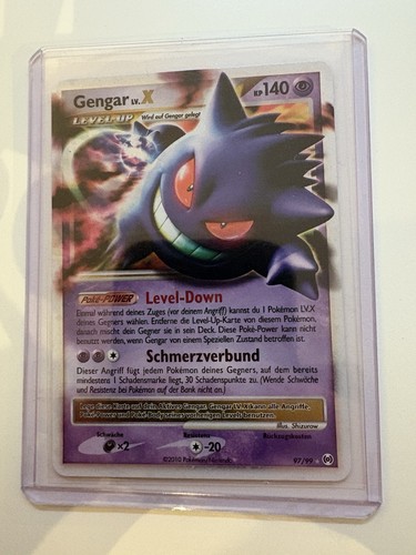 Gengar 99 holo platin - gengar, lv.x