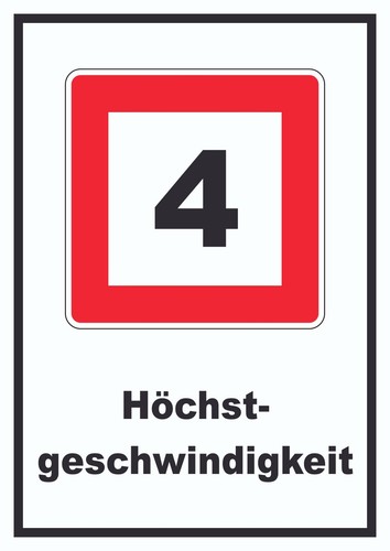 Höchstgeschwindigkeit h - 4, km/h