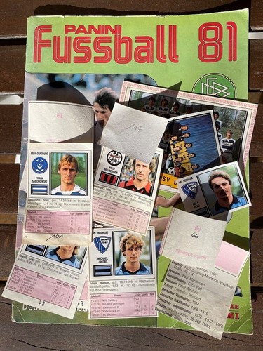 Fußball 1981 von panini - von, panini,