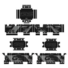 Oberes Seitenkoffer Aufkleber