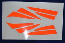 Rosenbauer Helmaufkleber HEROS-smart HEORS-xtreme Reflex Folie rot, silber, blau