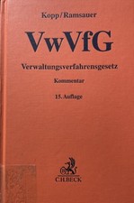 Kopp/Ramsauer VwVfG Kommentar, 15. Auflage