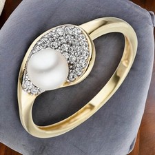Damen Ring 375 Gold Gelbgold 1