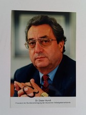 Dr. Dieter Hundt -  - original Autogramm - ca. 15x10cm - Foto