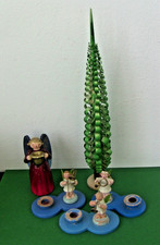 Erzgebirge Volkskunst EHO Kunst alte Engel Holzfiguren