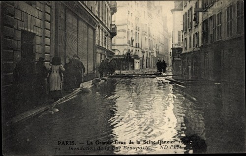 Postkarte paris rue - postkarte, vi,