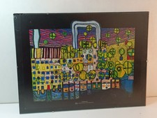 Hundertwasser druck von Friedensreich Hundertwasser Künstler OHNE Glas