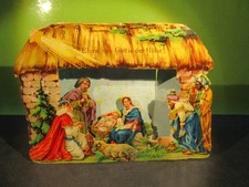 schöne alte Faltkrippe aus