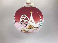 Weihnachtskugel Glas Glaskugel Weihnachtsdeko Weihnachten beleuchtet - NP 76 €