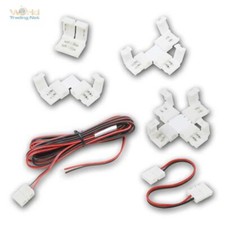 LED Stripe Zubehör Verbinder Brücken Adapter Steckverbinder Kabel 2Pin 2 Pin