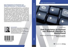 User Experience im Kontext von Webmail-Diensten in Deutschland | Buch | 97836394