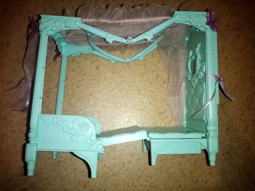 Barbie bett hellblau vintage - bett,
