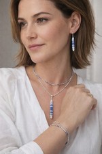Handmade Blue Jewelry Set
