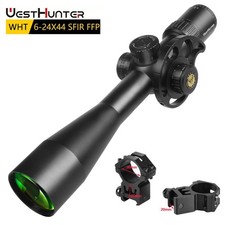 WESTHUNTER WHT 6-24X44 SFIR FFP Jagd Zielfernrohr Leuchtabsehen Stoßfest .308