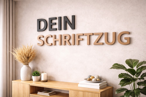 Schriftzug personalisiert - 3d, -personalisiert
