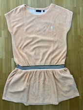 Marc O'Polo - Frottee Kleid - Gr: 146/152 - Orange/Beige - Baumwolle/Polyester